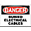 Danger Sign,Adhsv Vinyl,10x14 In,English