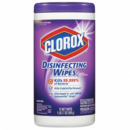 Clorox Disinfecting Wipes Canister 7 In X 8 In Sheet Size Ready To Useconcentrated Ready To 2103