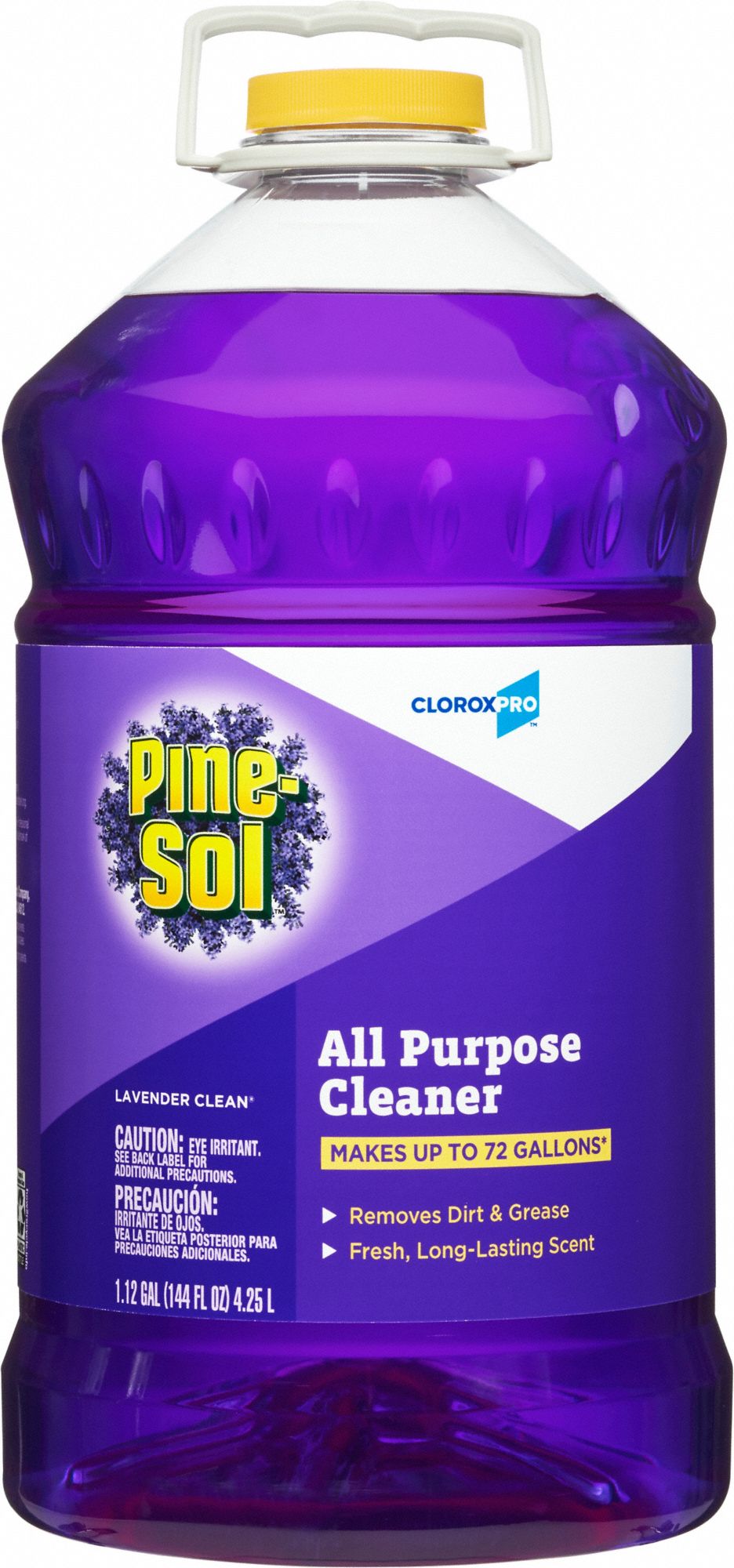All Purpose Cleaner: Bottle, 144 oz Container Size, Ready to Use, Lavender, Alkaline, 3 PK