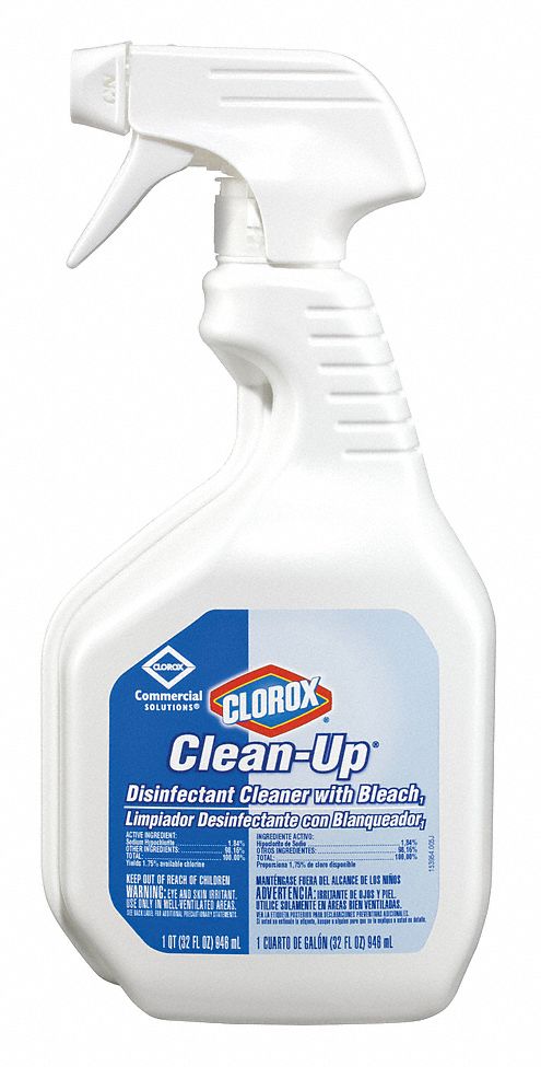 Clorox HealthCare Bleach Germicidal Cleaner, 32 oz. Trigger Spray Bottle  6/cs.