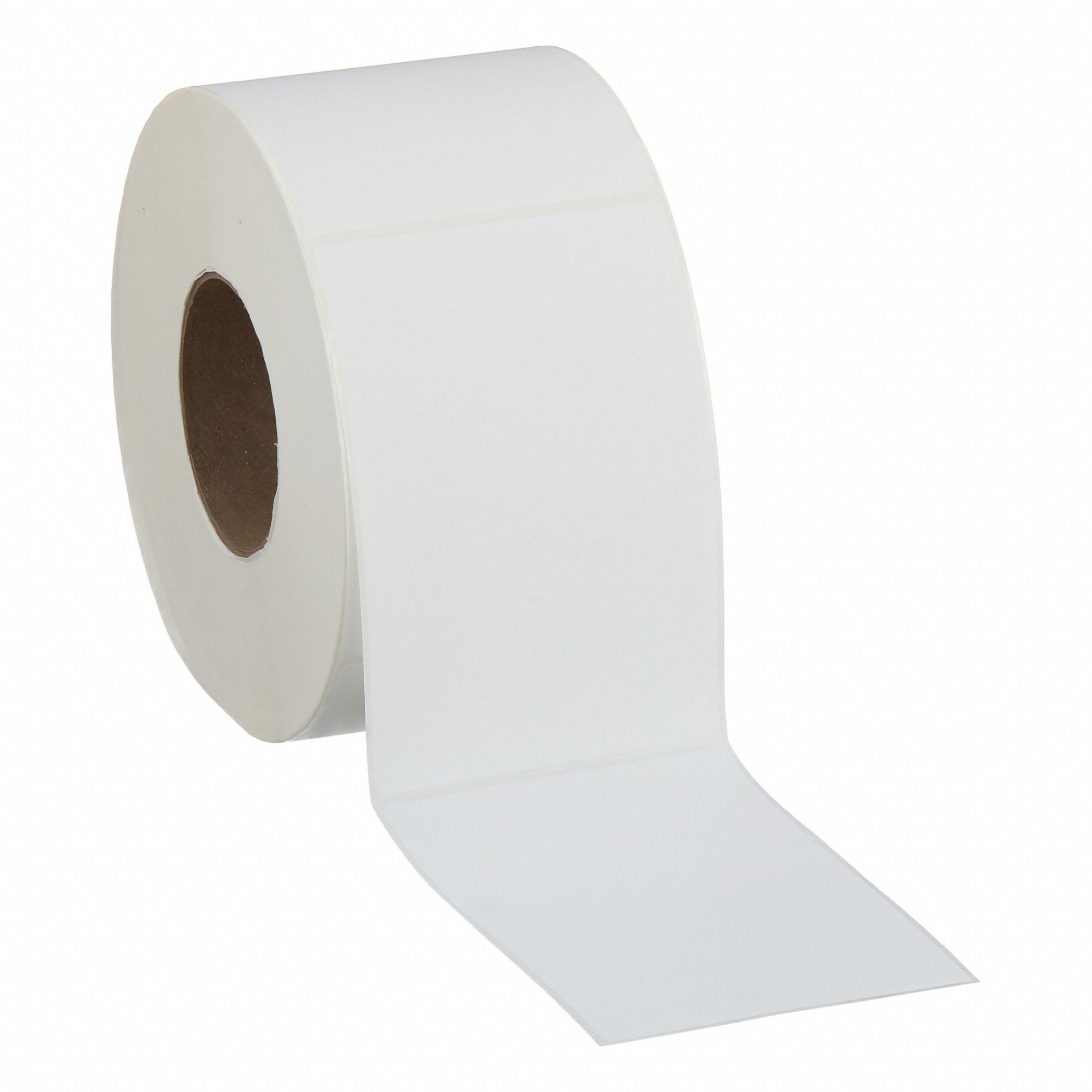 Printer Label: 4 in Label Wd, 6 in Label Ht, White, 3 in Core Dia., 4 PK