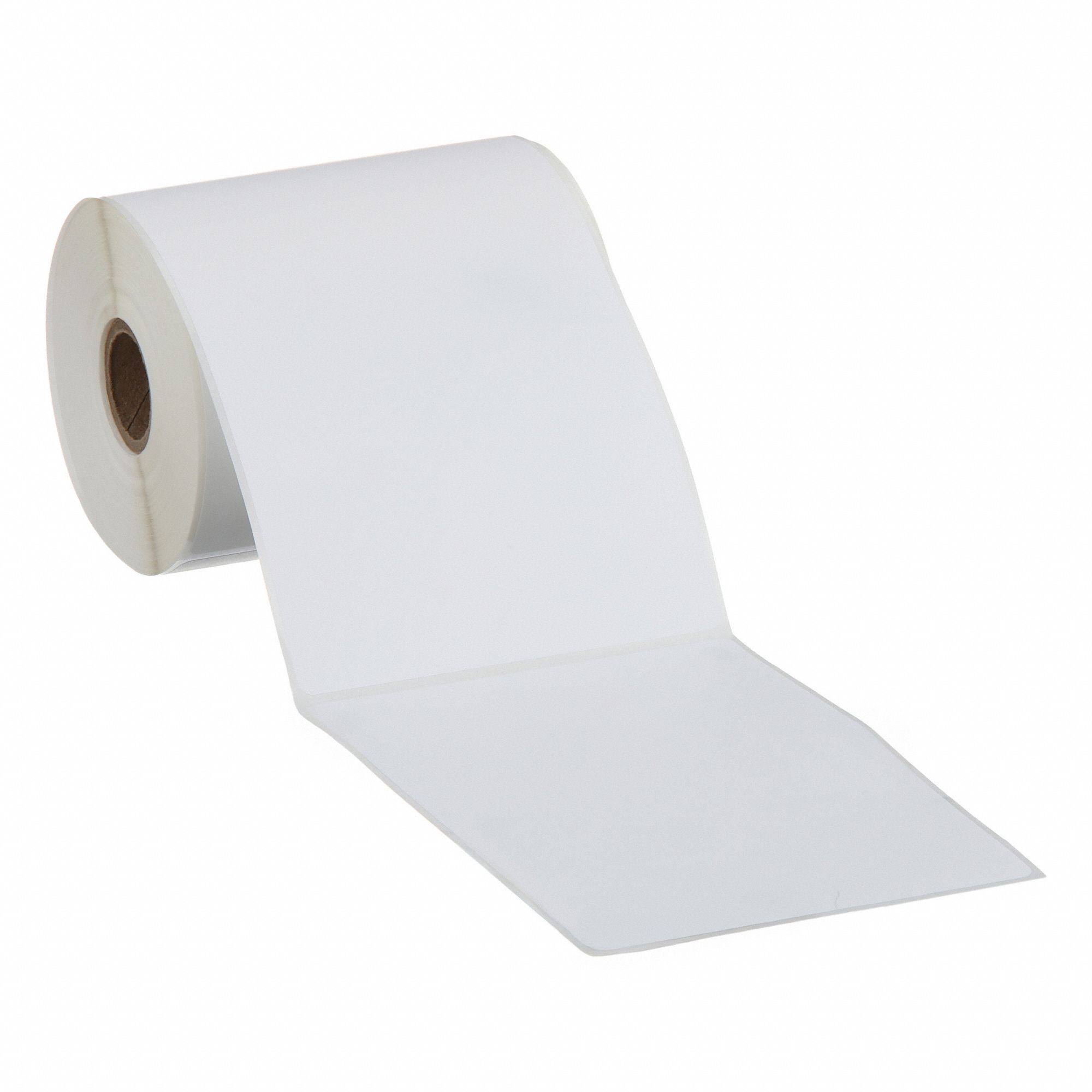 Printer Label: 4 in Label Wd, 6 in Label Ht, White, 1 in Core Dia., 16 PK