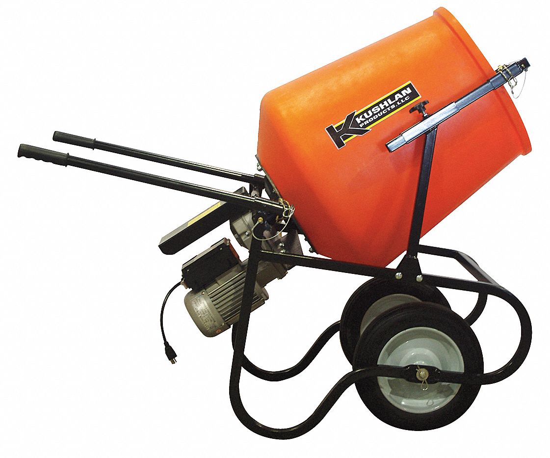 KUSHLAN PRODUCTS, 3 1/2 cu ft Size, 3/4 hp HP, Wheelbarrow Mixer -  22DA16