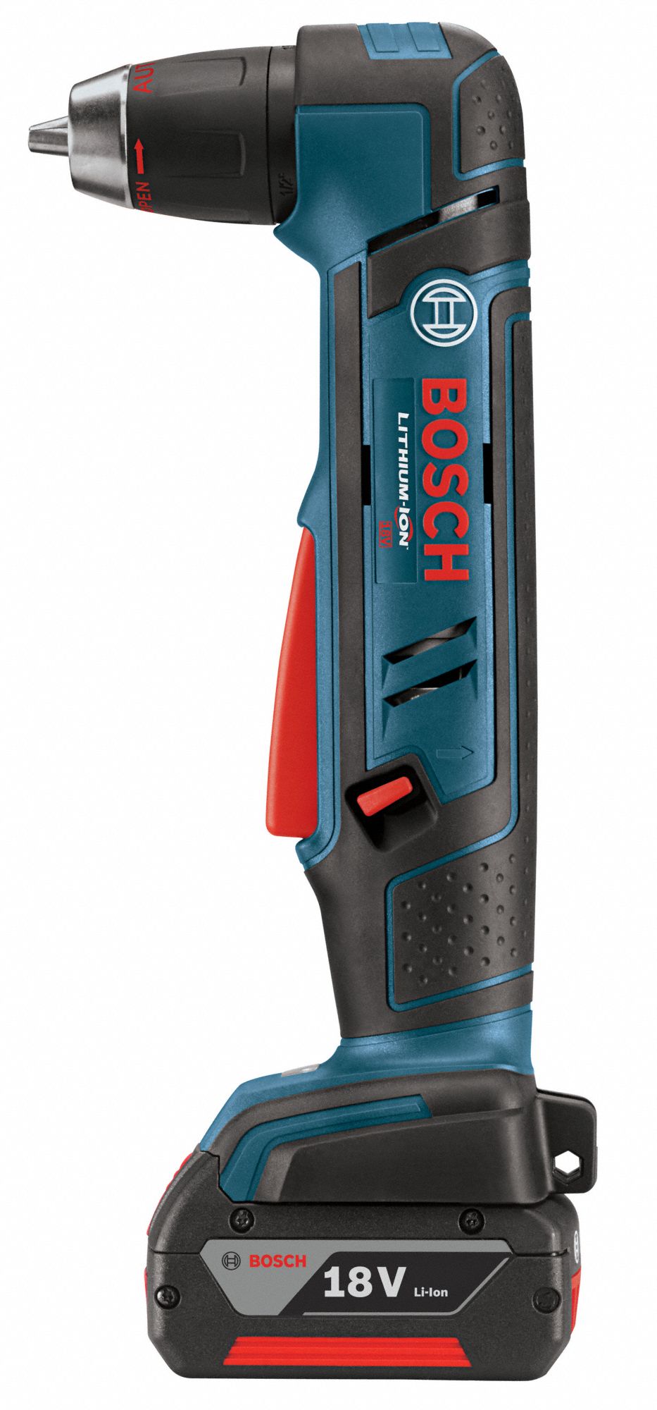 BOSCH Cordless Right Angle Drill Kit, Cordless, 0 inlb to 160 inlb, 1