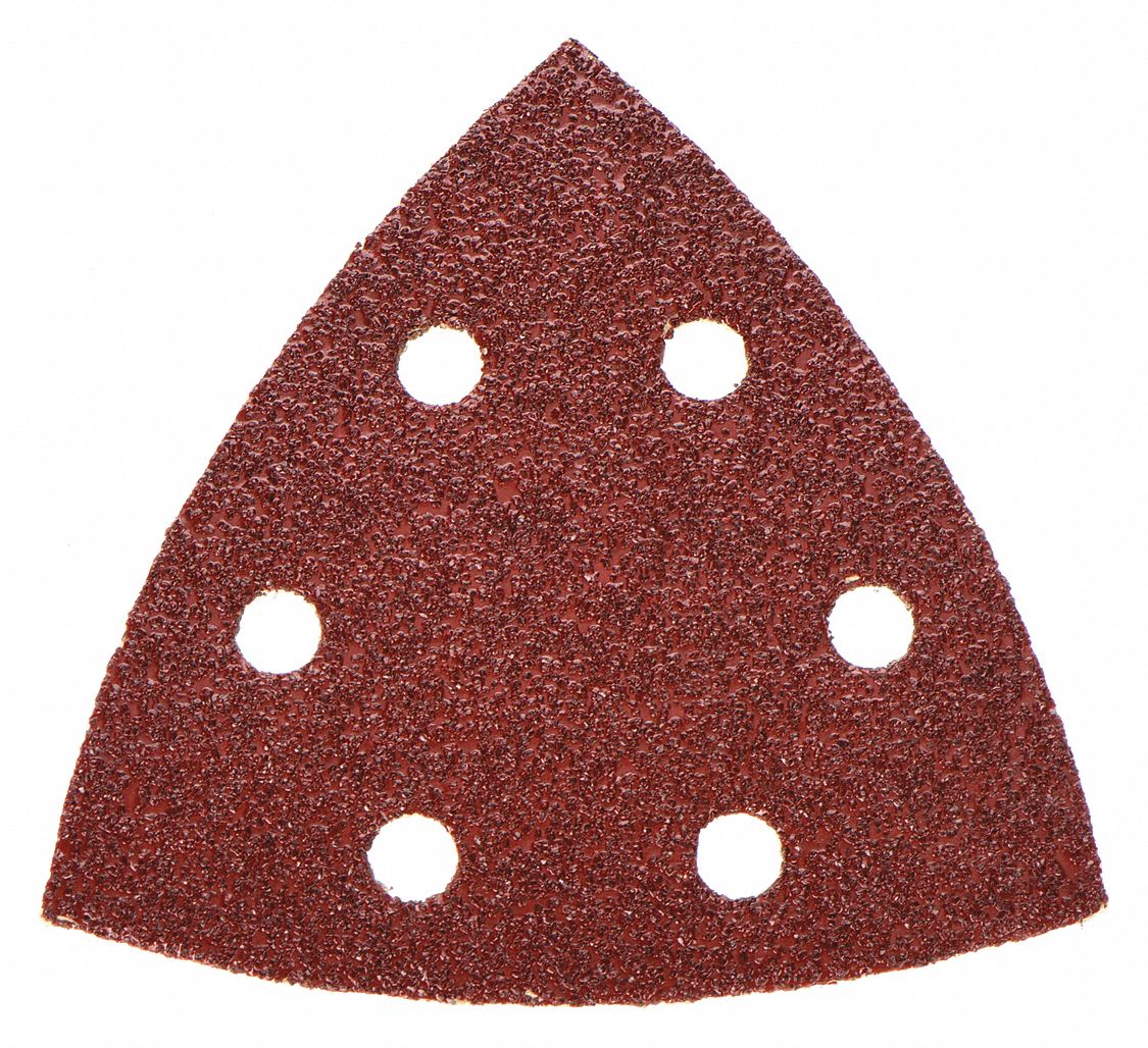 Hook/Loop Sand Sheet, Alum Oxide, PK5