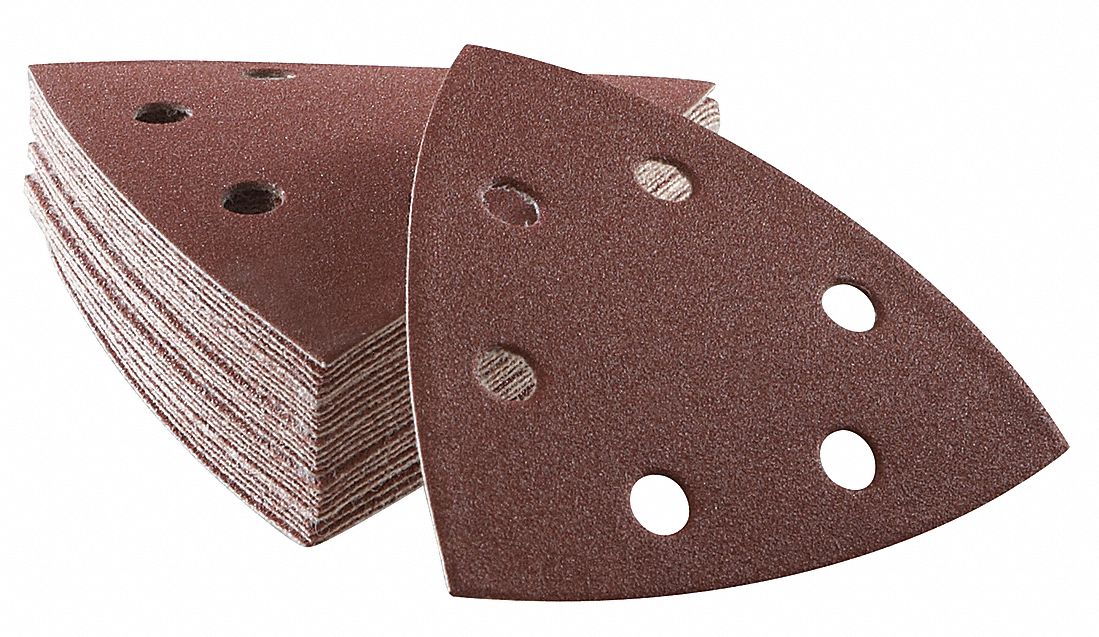 BOSCH Oscillating Tool Sanding Sheet Set, 180 Grit, Aluminum Oxide, PK