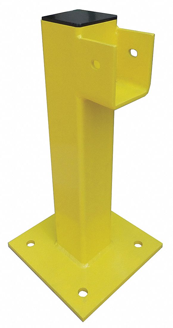 22DN07 - End Post 21 In. Yellow Steel