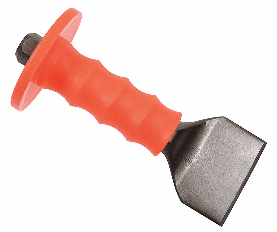 CHISEL, TOOL STEEL, SHOT BLASTED FINISH, 7¾ IN L, 1.43 LB WEIGHT