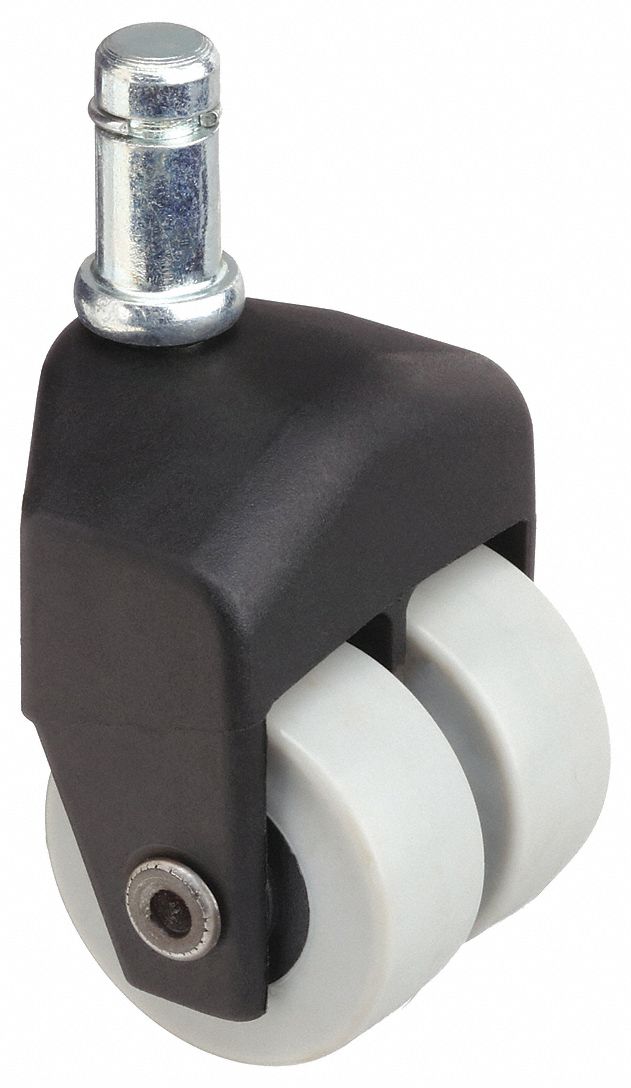 Dual Whl Swvl Cstr, 150 lb, 1-1/2 In.TPR