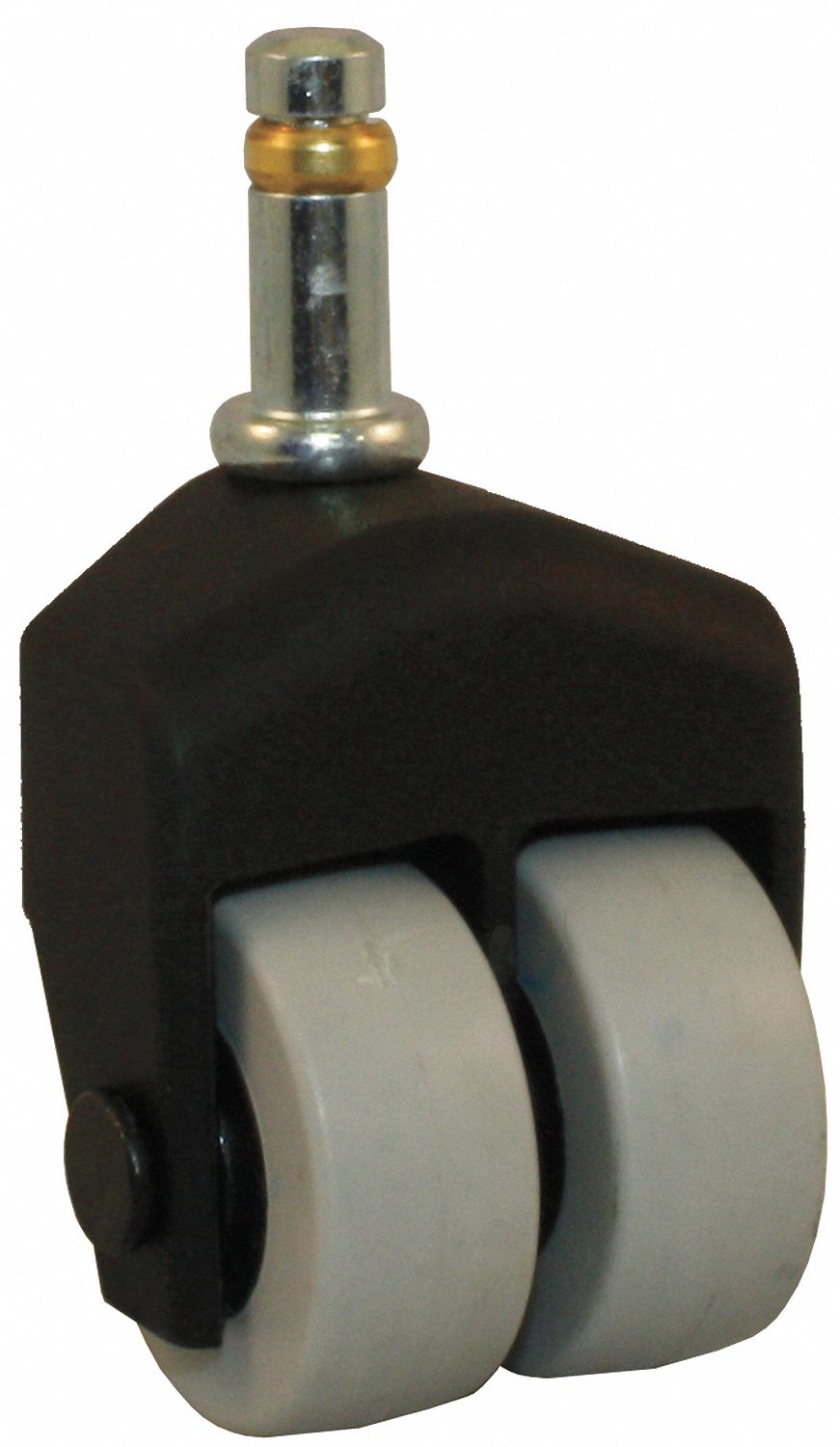 Dual Whl Swvl Cstr, 150 lb, 1-1/2 In, TPR