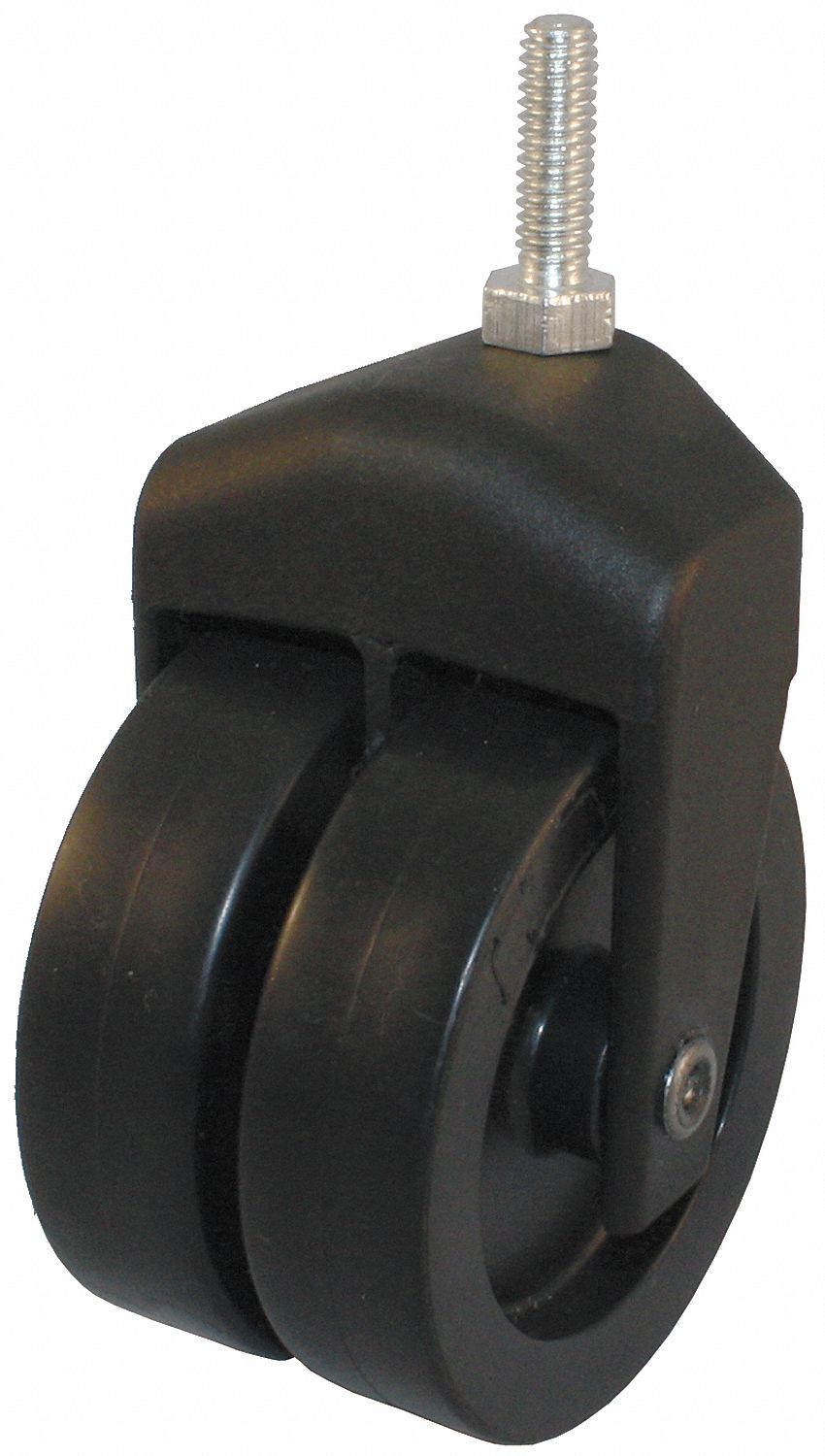 GRAINGER APPROVED Stem Caster, 3 in Wheel Dia., 150 lb Load Rating