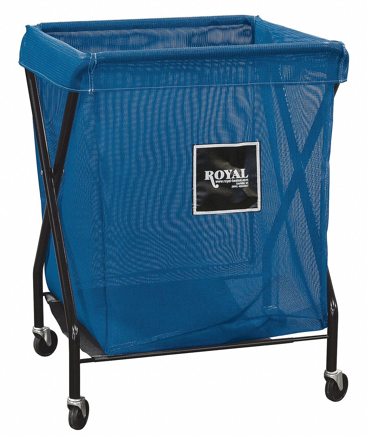 X-FRAME CART,6 BU,BLUE MESH