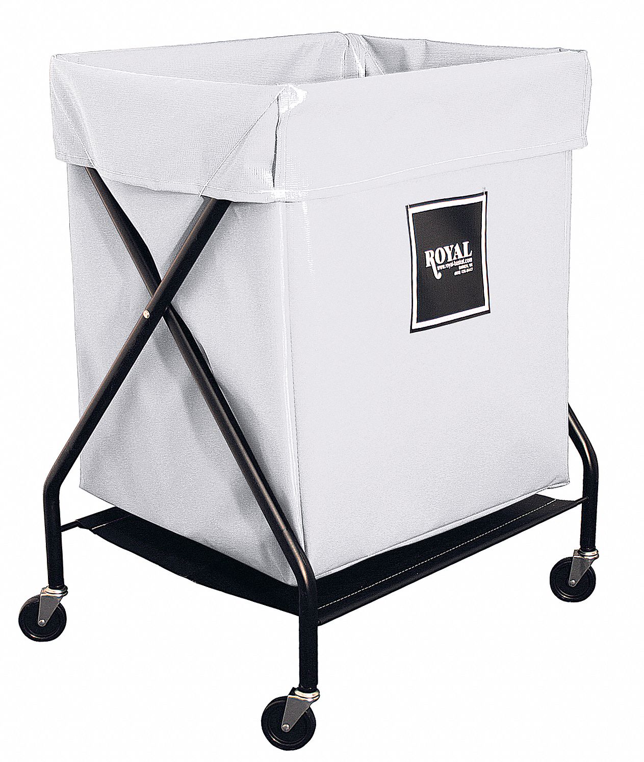 X-FRAME CART,6 BU,WHITE VINYL