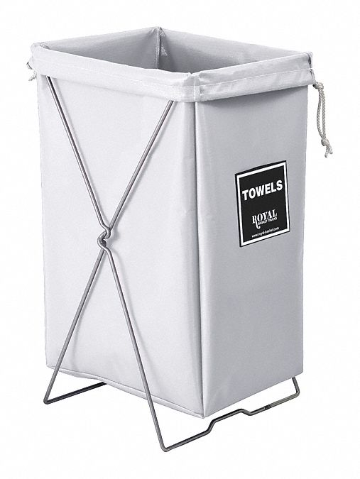 TOWEL HAMPER KIT,30 GAL,WHITE