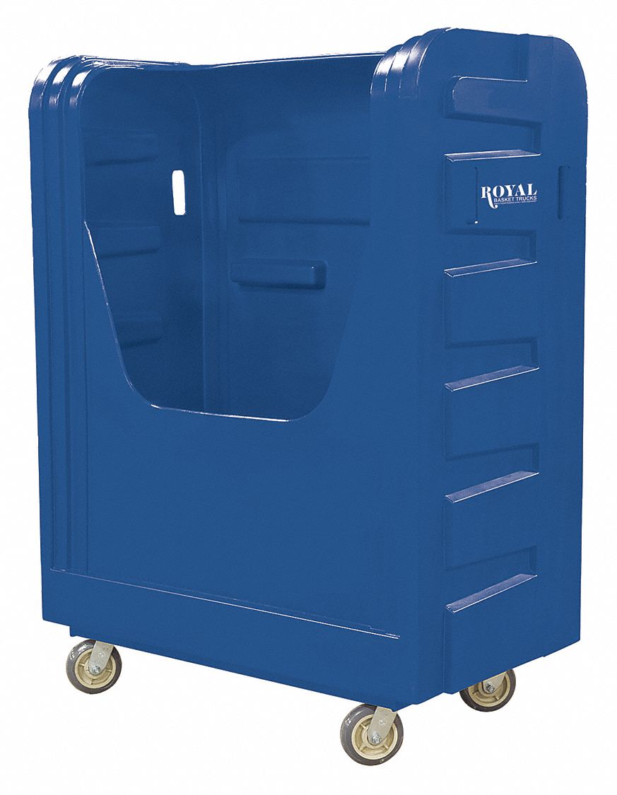 POLY BULK TRUCK,48 CU FT,BLUE