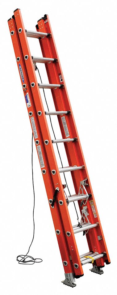 24 ft store fiberglass extension ladder