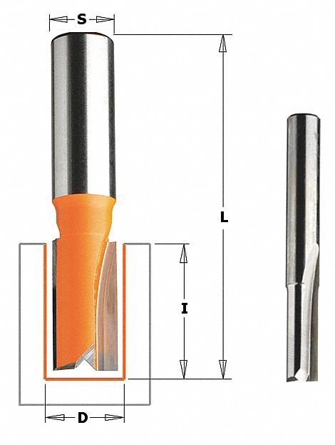 Straight Cut Profile Router Bit 5/16