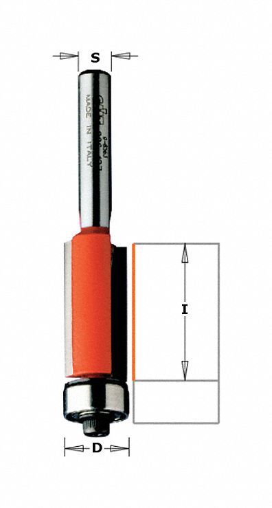 Flush Trim Profile Router Bit 1/4