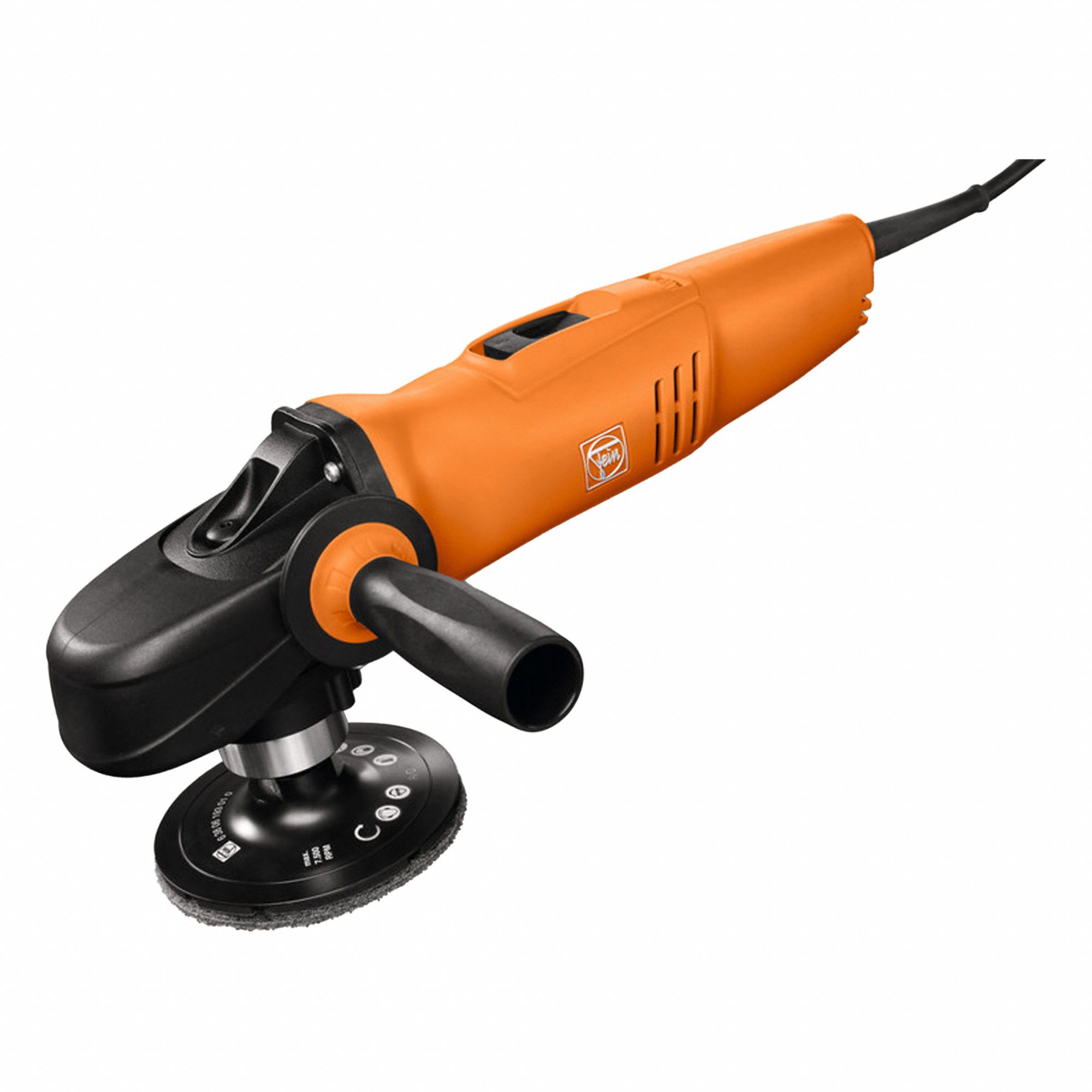 POLISHER, CORDED, 12A, VARIABLE SPEED, 10 IN PAD, 900 TO 2500 RPM, ⅝