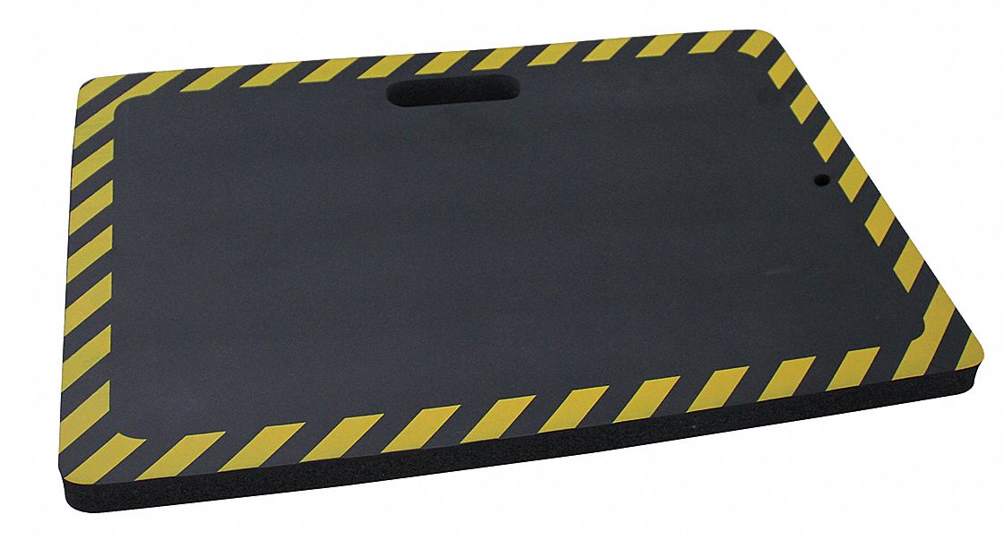 Kneeling Pad: 14 in x 21 in, 1 in Thick, Cutout Handle