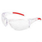 METAL DETECTABLE SAFETY GLASSES, ANSI/CSA, SCRATCH-RESISTANT/UV PROTECTION, CLEAR, PC