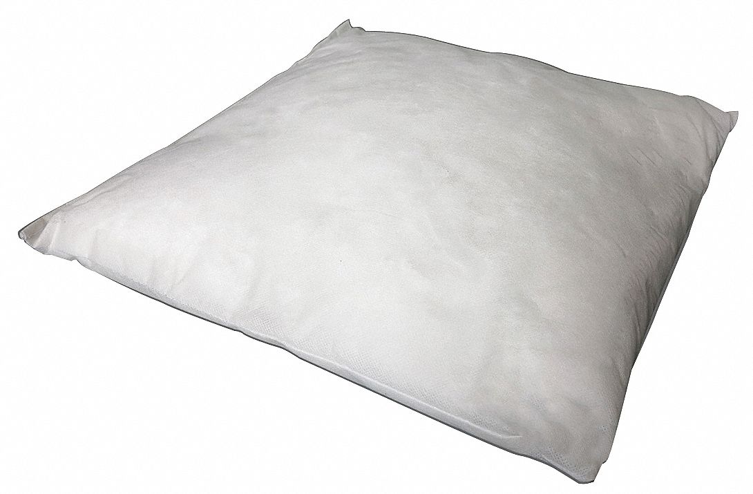 GRAINGER APPROVED Absorb Pillow, OilBased Liquids, 10"L, PK32 22EP07