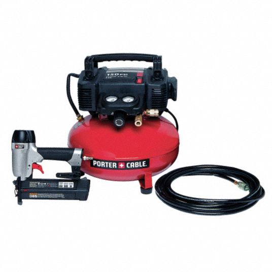 Air compressor discount and nailer combo