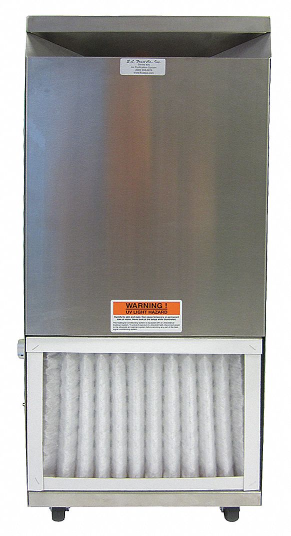 Portable Air Cleaner: Particulate Filtration/Ultraviolet Germicidal Irradiation