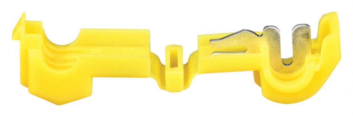 INSULATION DISPLACEMENT CONNECTOR, YELLOW, T TAP, 1 PORT, 50 PK