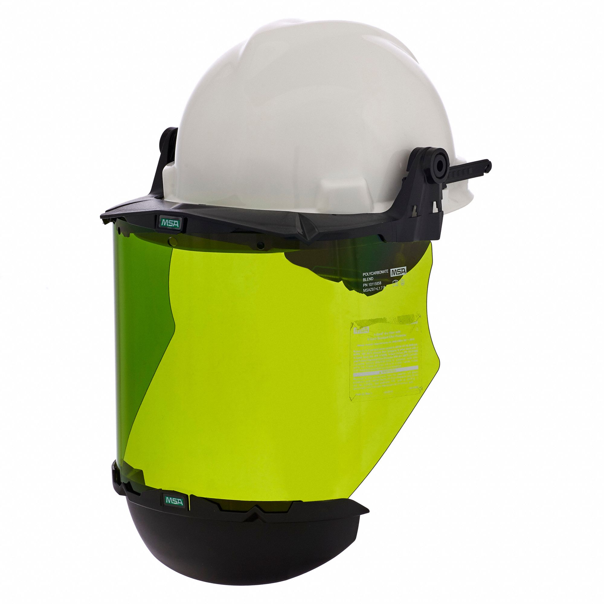 MSA Hard Hat: ANSI Classification Type 1, Class E, Front Brim Head ...