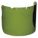 FACESHIELD VISOR, SHADE 3 IR/GREEN, ANTI-FOG, PC, CSA Z94.3, 17 X 8 X 0.07 IN