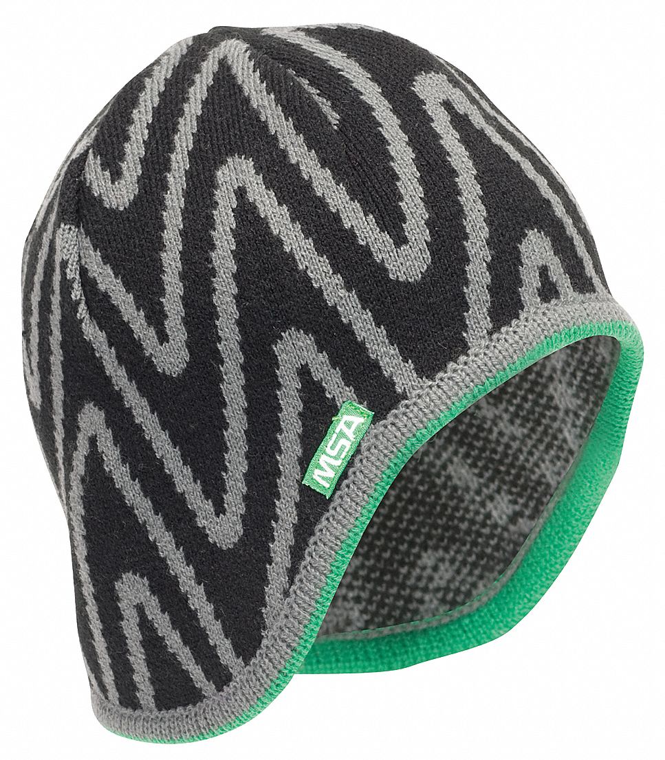 DOUBLURE DE TUQUE,NOIRE,GRISE,TAILLE UNIVERSELLE,ACRYLIQUE