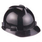 HARD HAT, CSA Z94.1-2005, TYPE 1, CLASS E, PE, 4-PT PINLOCK, FRONT BRIM, BLACK