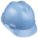 SLOTTED CAP, CSA, TYPE 1, CLASS E, PE, 4-PT RATCHET, FRONT BRIM, ROBIN'S EGG BLUE