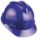 SLOTTED CAP, CSA, TYPE 1, CLASS E, PE, 4-PT FAS-TRAC III RATCHET, FULL BRIM, PURPLE