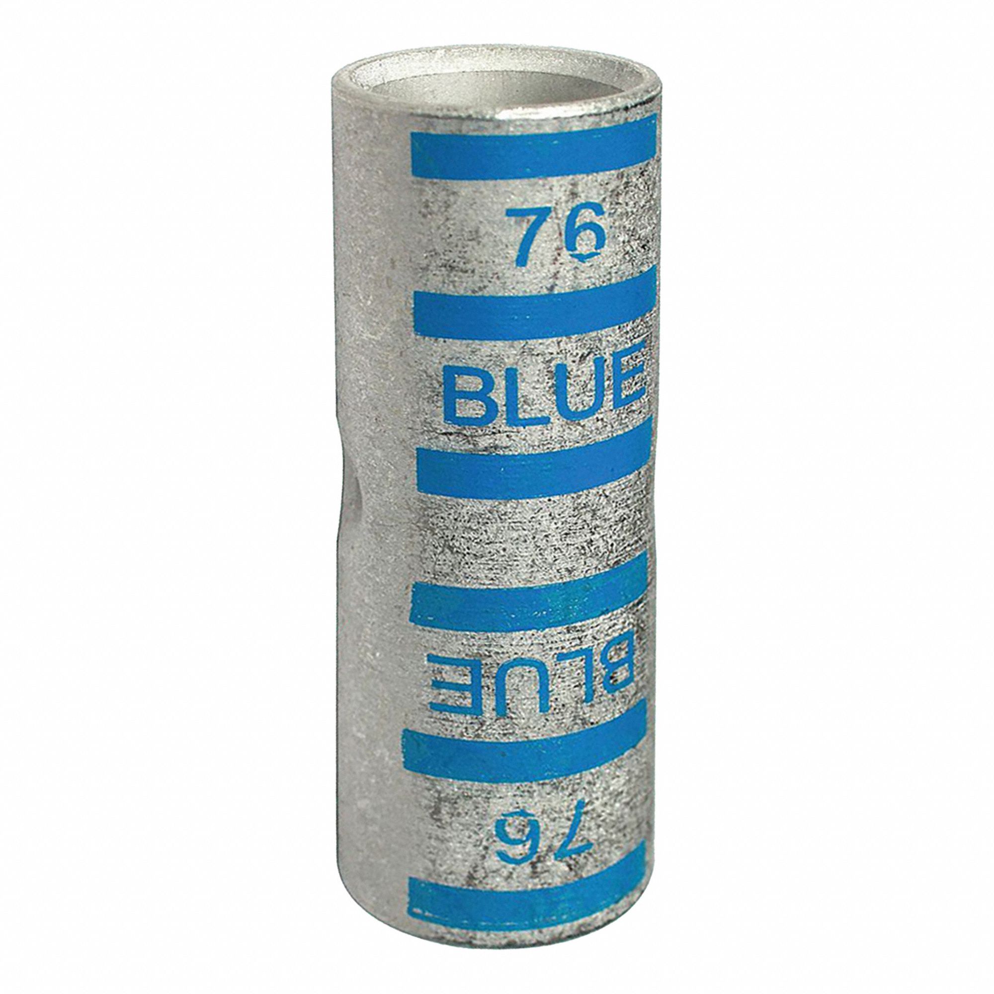Open Barrel Splice Blue Copper 35 kV