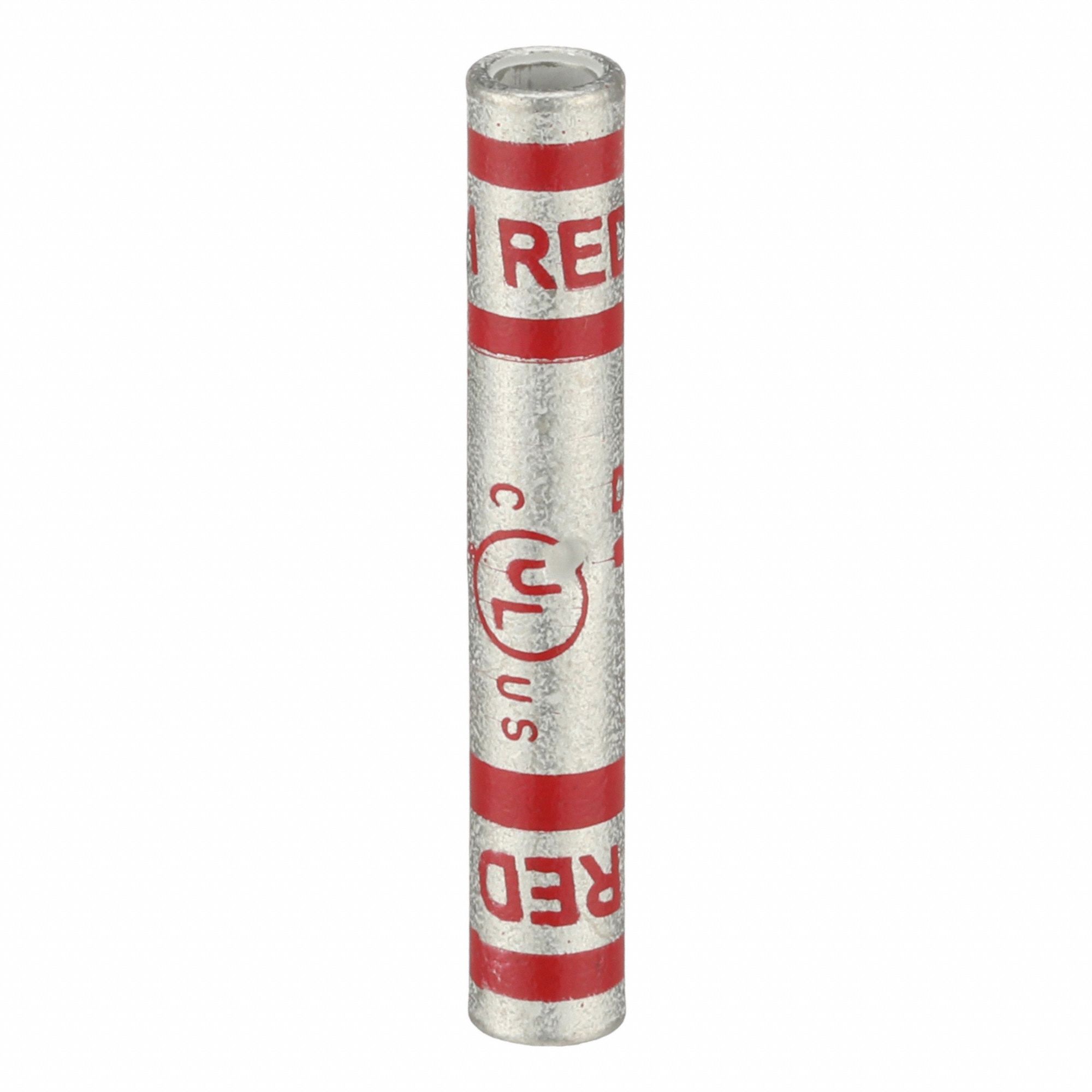 APPROVED VENDOR Open Barrel Splice: 8 AWG Wire Size, Red Code, 1.77 in, Copper Barrel, 21 Die (MPN 22EZ30). Key specifications — Die Code: 21; Brand: APPROVED VENDOR; Color Code: Red.