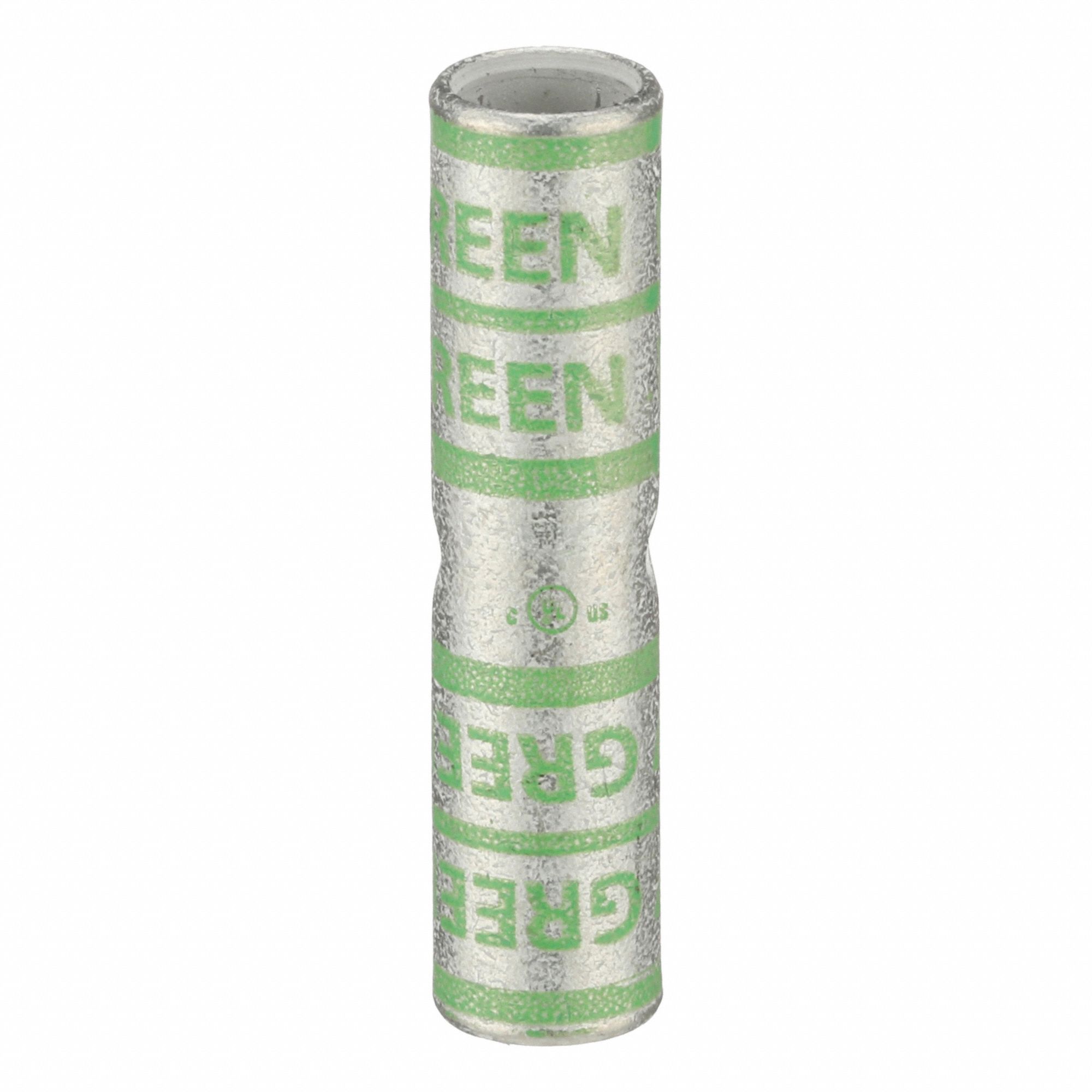 APPROVED VENDOR Open Barrel Splice: 1 AWG Wire Size, Green Code, 2.02 in, Copper Barrel, 37 Die (MPN 22EZ34). Key specifications — Die Code: 37; Brand: APPROVED VENDOR; Color Code: Green.