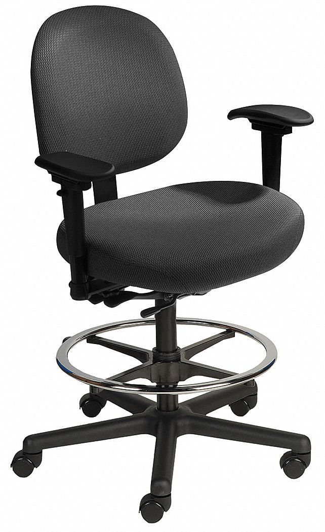 CRAMER Big and Tall Task Chair, 24/7 Extreme Use, BigandTall, Task