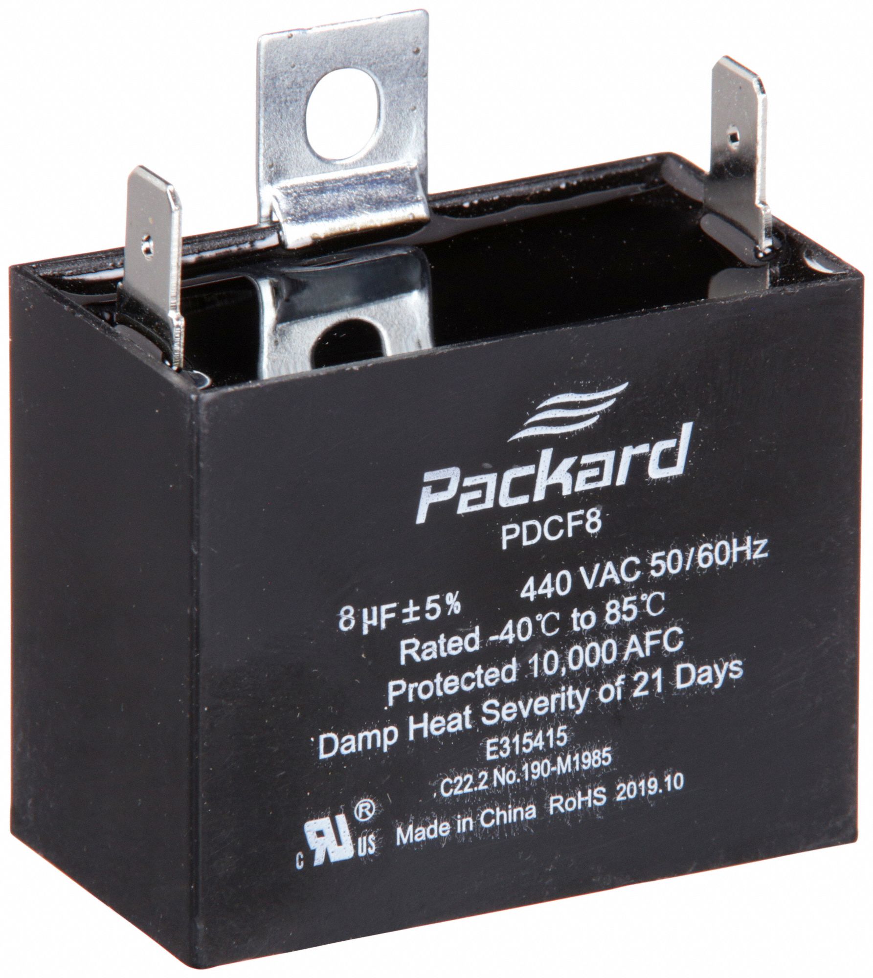 DRY RUN CAPACITOR,8 MFD,440V