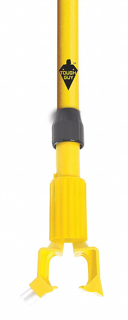 MOP HANDLE WITH ATTACHED SCRAPER,54