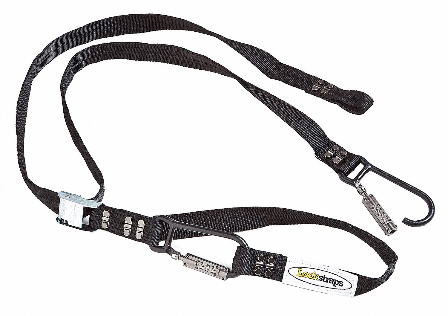 Tie Down Strap, Snap-Hook, Black