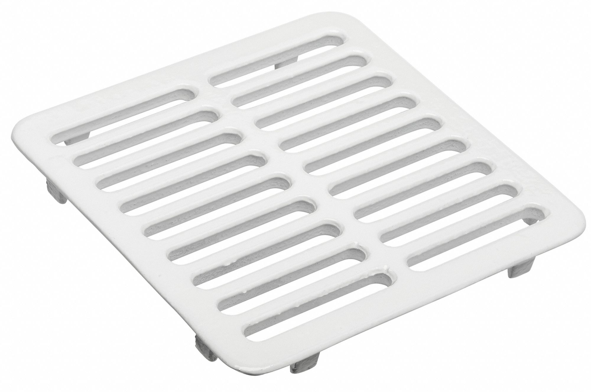 Zurn Full Floor Drain Grate, For Use With 8-7 8 In Square Floor Sinks 