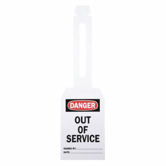 Danger Tag, PVC, Height 5-1/4