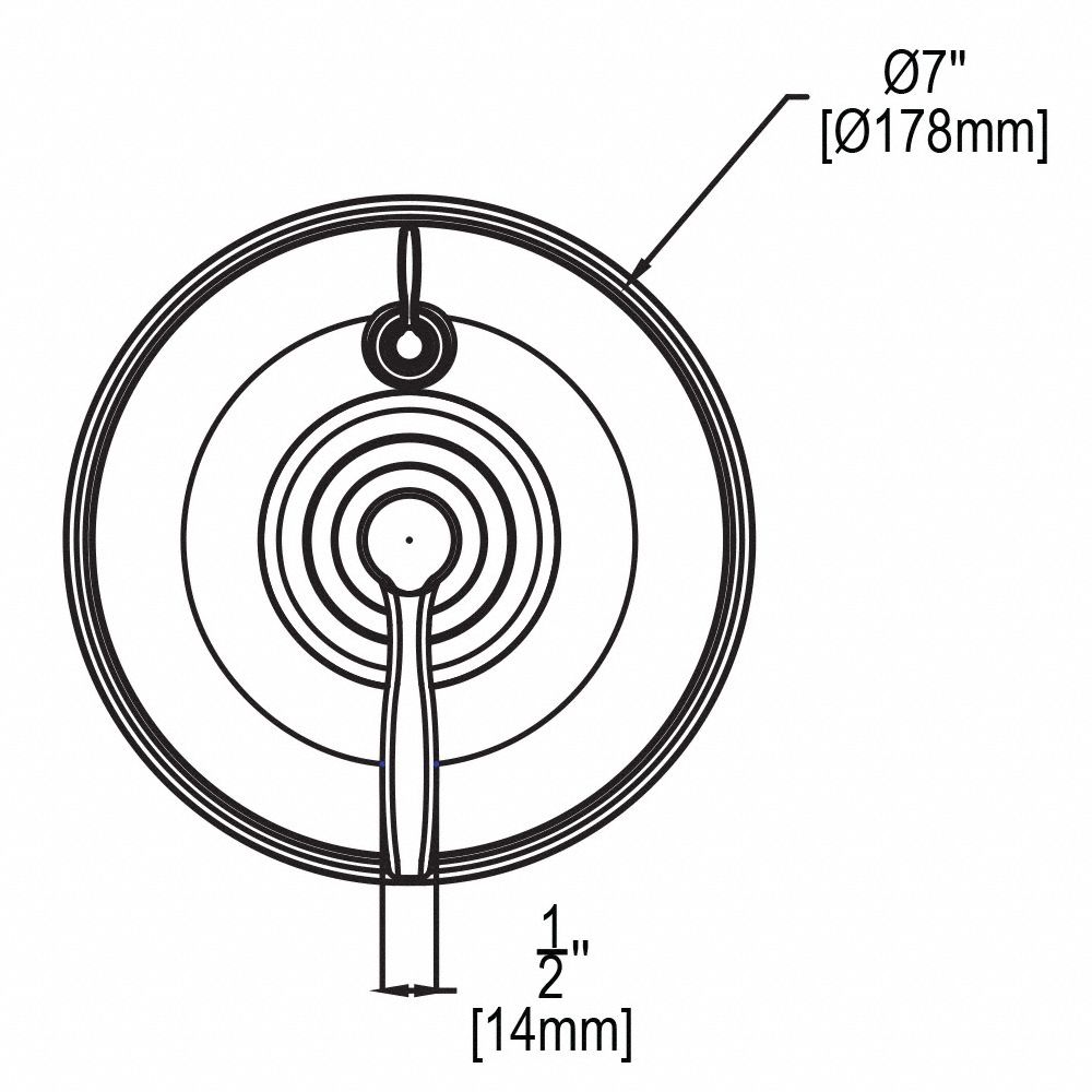SPEAKMAN Shower Valve Trim Kit Speakman, For Use With CPVPBDV