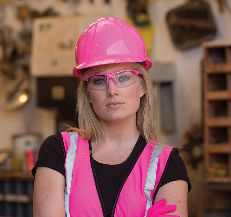 ERB SAFETY Hard Hat, Type 1, Class E, HiVis Pink 22FF7119369 Grainger