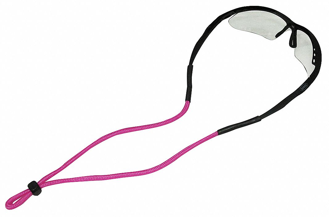 ERB SAFETY Eyewear Retainer HighVisibility Pink, 22 in Lg