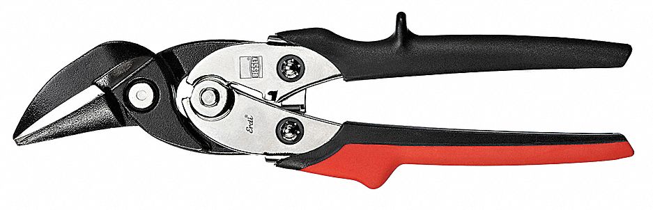 AVIATION SNIP, RIGH, 10 1/4 IN OVERALL L, 2 IN CUTTING L, STEEL, PLASTIC, PLASTIC
