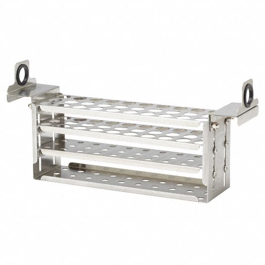 3 in Overall Wd, 4 1/2 in Overall Ht, Tube Rack - 22FH11|510-675 - Grainger