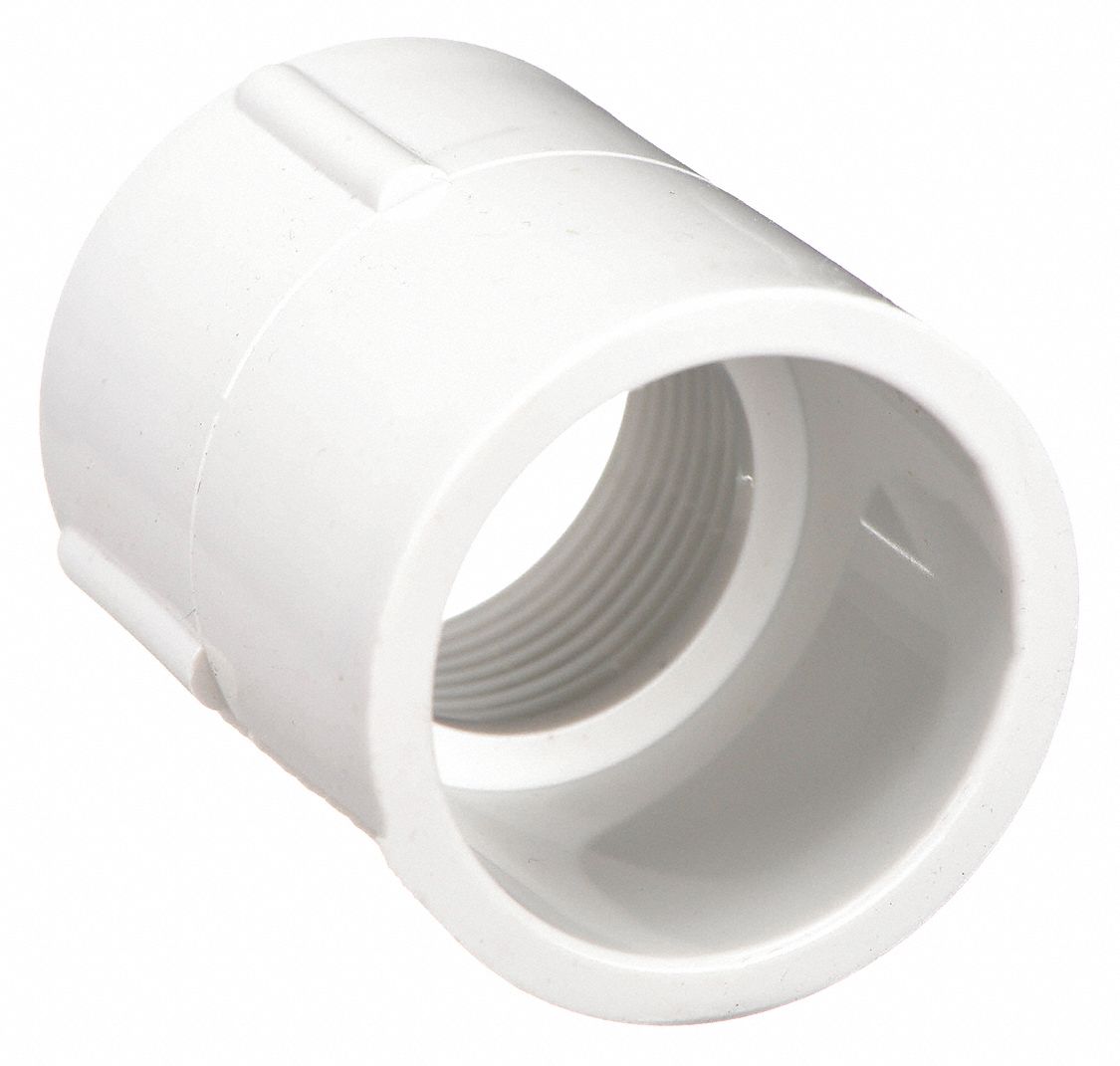Schedule 40, PVC, Pipe Adapter - 22FJ12|435012 - Grainger
